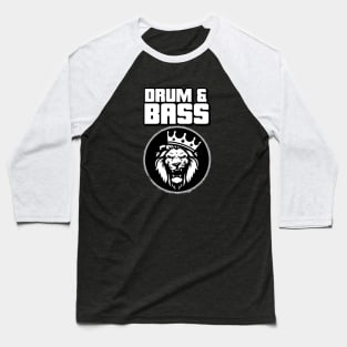 DRUM & BASS - Lion Crown Baseball T-Shirt